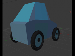 paper car 3D मॉडल