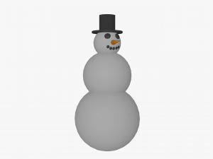 snowman 3D Model