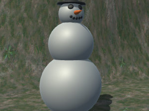 snowman Model 3D