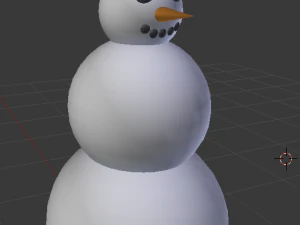 снеговик 3D Модель