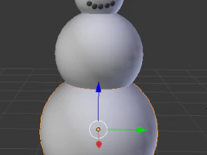 снеговик 3D Модель