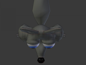 cartoon wolf 3D Model