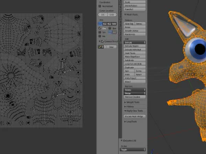 cartoon wolf 3D Model