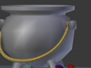 pot of gems 3D Model