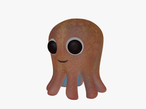 cartoon octopus 3D Model