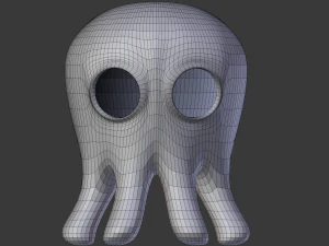cartoon octopus 3D Model
