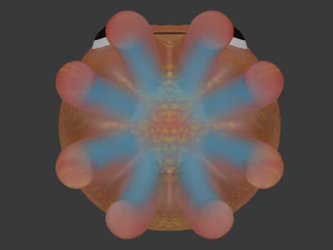 cartoon octopus 3D Model