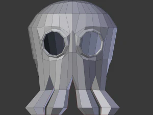 cartoon octopus 3D Model
