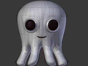 cartoon octopus 3D 모델