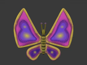 cartoon butterfy 3D Model
