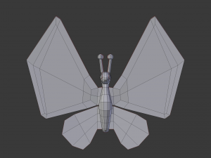 cartoon butterfy Modello 3D