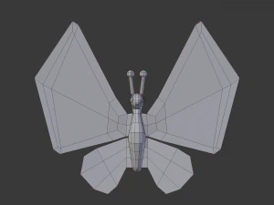 cartoon butterfy 3D Model
