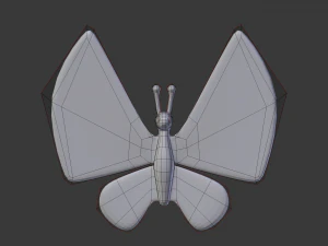 cartoon butterfy 3D Model