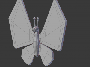 cartoon butterfy Modello 3D