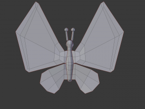 cartoon butterfy Modello 3D