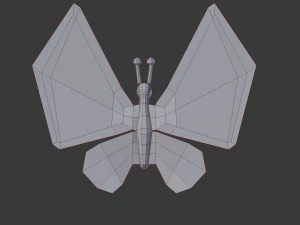 cartoon butterfy 3D Model