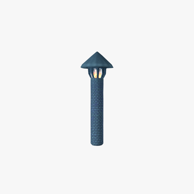 signal tower cartoon 3D 模型 .c4d .max .obj .3ds .fbx .stl .blend 