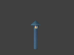 signal tower cartoon 3D Model