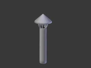 signal tower cartoon 3D 模型