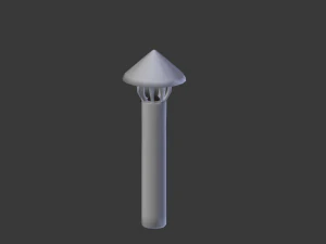 signal tower cartoon 3D Model