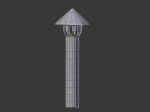 signal tower cartoon 3D 模型