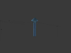 signal tower cartoon 3D Model