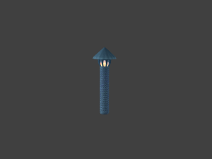 signal tower cartoon 3D 模型