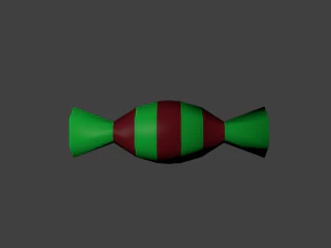 lowpoly candy 01 3D Model