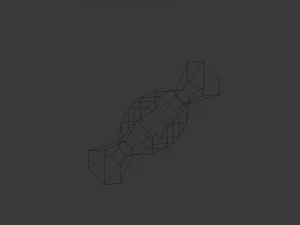 lowpoly candy 01 3D Model