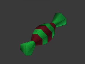 lowpoly candy 01 3D Model