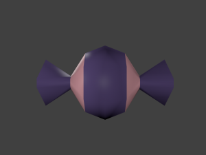 lowpoly candy 02 3D Model