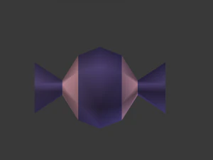 lowpoly candy 02 3D Model