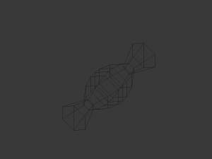 lowpoly candies collection Modello 3D