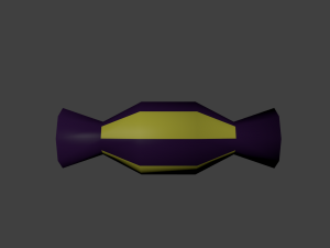 lowpoly candies collection Modello 3D