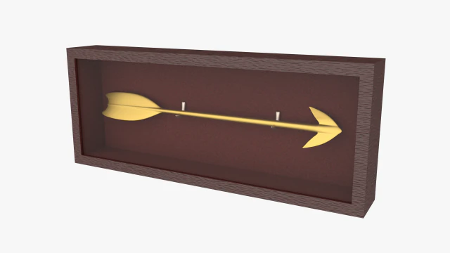 golden arrow 3D Model .c4d .max .obj .3ds .fbx .stl .blend 