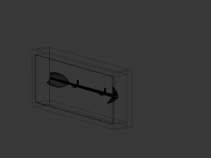 golden arrow Modelo 3D