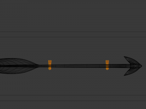 golden arrow Modelo 3D