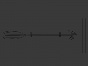 golden arrow Modelo 3D