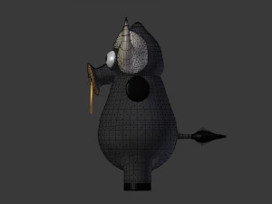 bufalo divertente del fumetto Modello 3D