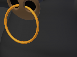 funny cartoon buffalo Modello 3D