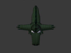 funny cartoon crocodile Modelo 3D