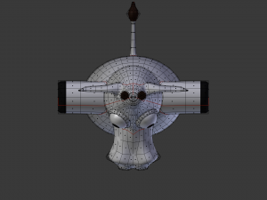 funny cartoon giraffe Model 3D