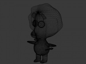 funny cartoon lion 3D 模型