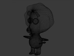 funny cartoon lion 3D Model