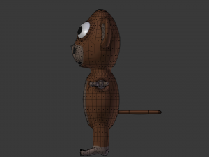 funny cartoon monkey 3D Модель