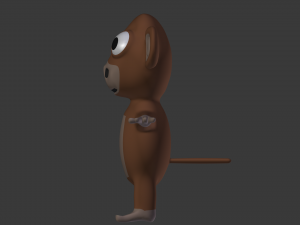 funny cartoon monkey 3D Модель