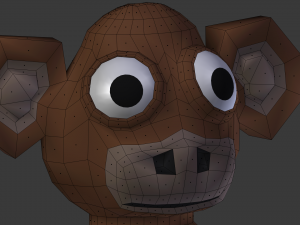 funny cartoon monkey 3D Модель