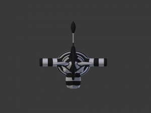 funny cartoon zebra 3D 模型