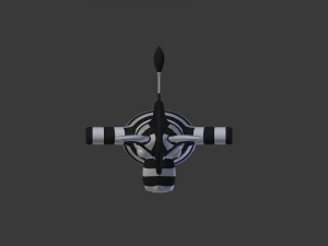 funny cartoon zebra 3D Model