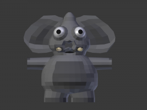 funny cartoon exotic animals collection 3Dモデル